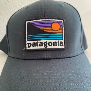 Patagonia Sunset Used Rare Baseball Cap Snapback